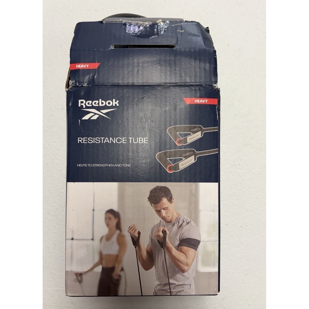 REEBOK Resistance Tube Heavy NIB Workout New W Box Damage